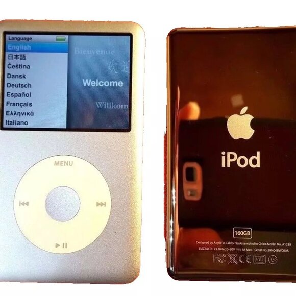 Apple iPod Classic 7th Generation Silver (160 GB ) MC293LL/A Excellent MINT - Picture 1 of 1